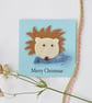 Hedgehog Christmas card - Image 3
