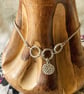Slider Bracelet with diamond disc charm - Image 2