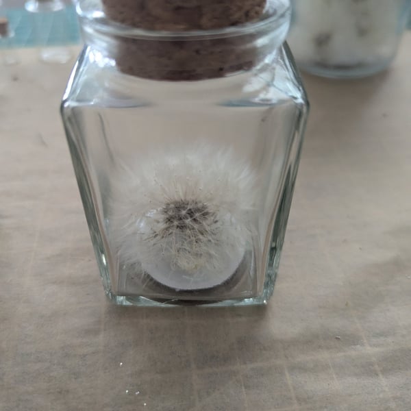 Wish in a jar for good luck and fortune - Handmade 