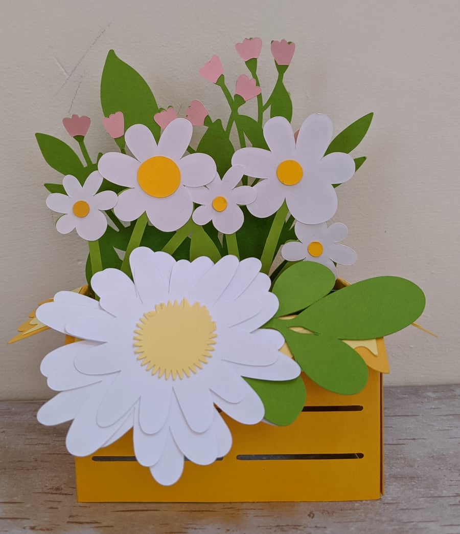 Springtime Pop Up Crate Card