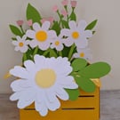 Springtime Flowers Pop Up Crate Card