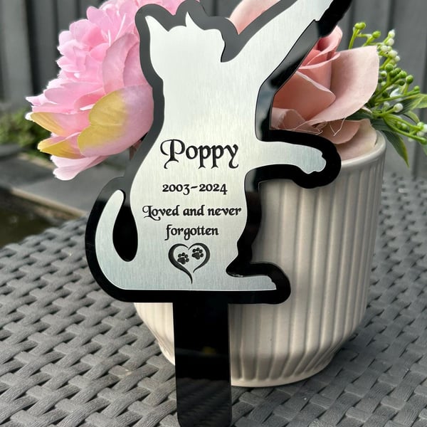 Personalised, Pet Memorial Plaques, for garden,Gift, Cat, Dog, Rabbit, Garden Si