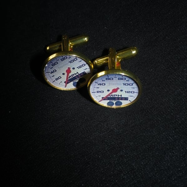 70s MG Cufflinks, silver or gold plated, free shipping & presentation box