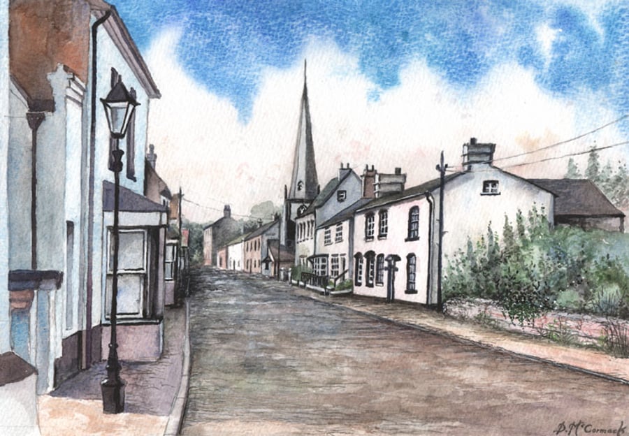 Dean Street, Brewood - ORIGINAL PAINTING
