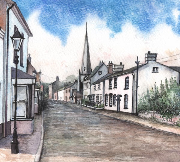 Dean Street, Brewood - ORIGINAL PAINTING