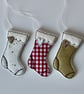 'Three Little Stockings' - Hanging Decoration - Image 3