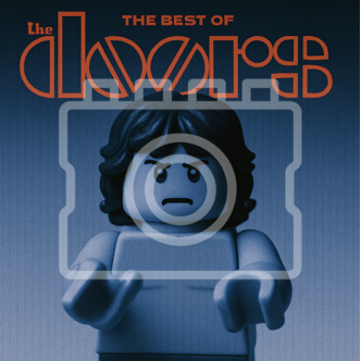 LEGO-Inspired The Doors – The Best of 5x5" Print (Mounted for 9x9" Frame)