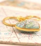 Long Distance Relationship Heart Two Maps Keyring Gift for Couple - Image 4