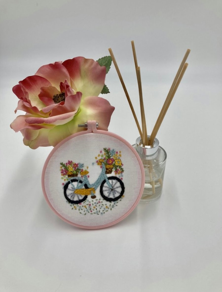 Mini embroidered picture Bicycle 