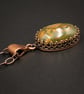 Rhyolite copper pendant necklace  - Image 1