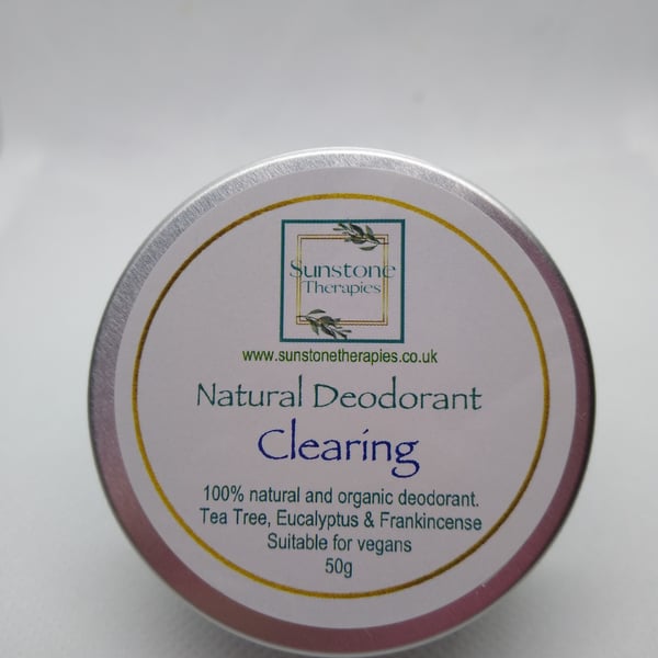 Natural deodorant