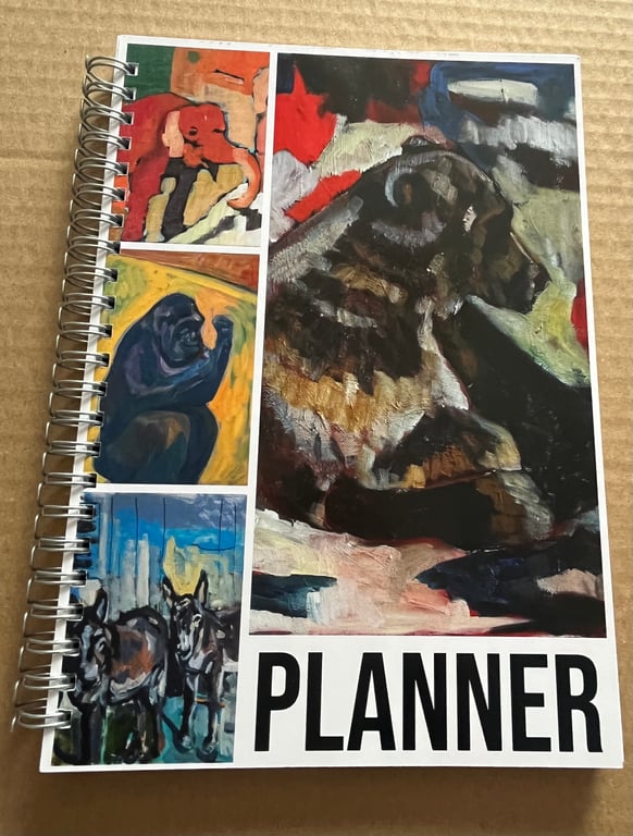 Animal scenes Planner 