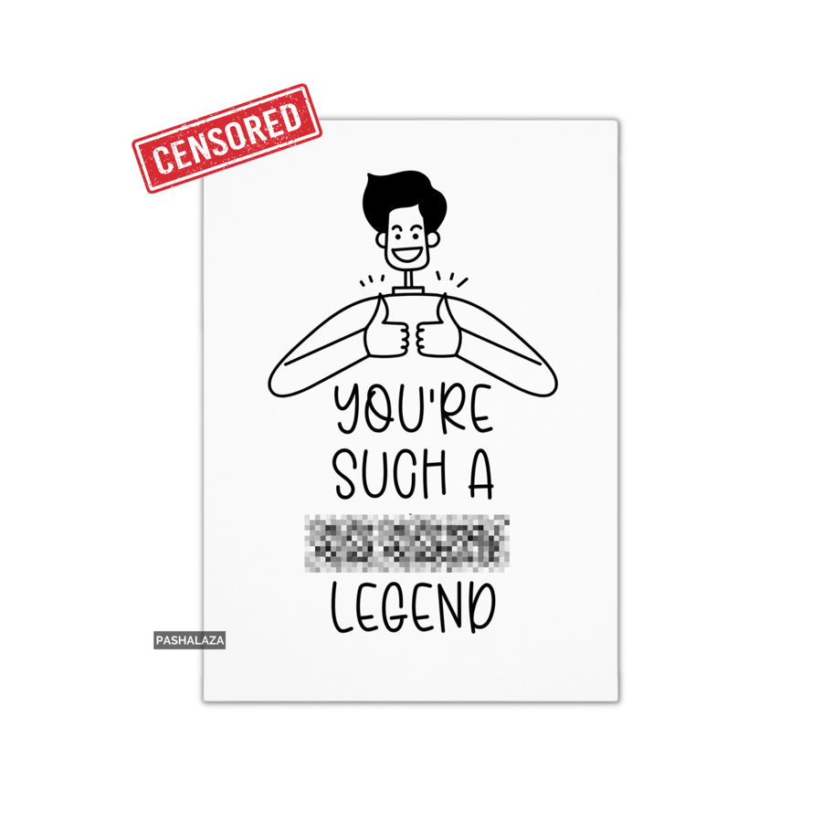 Funny Congrats Card - Novelty Congratulations Greeting Card