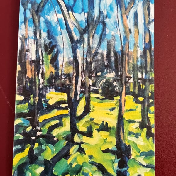 Spring Copse Blank Card