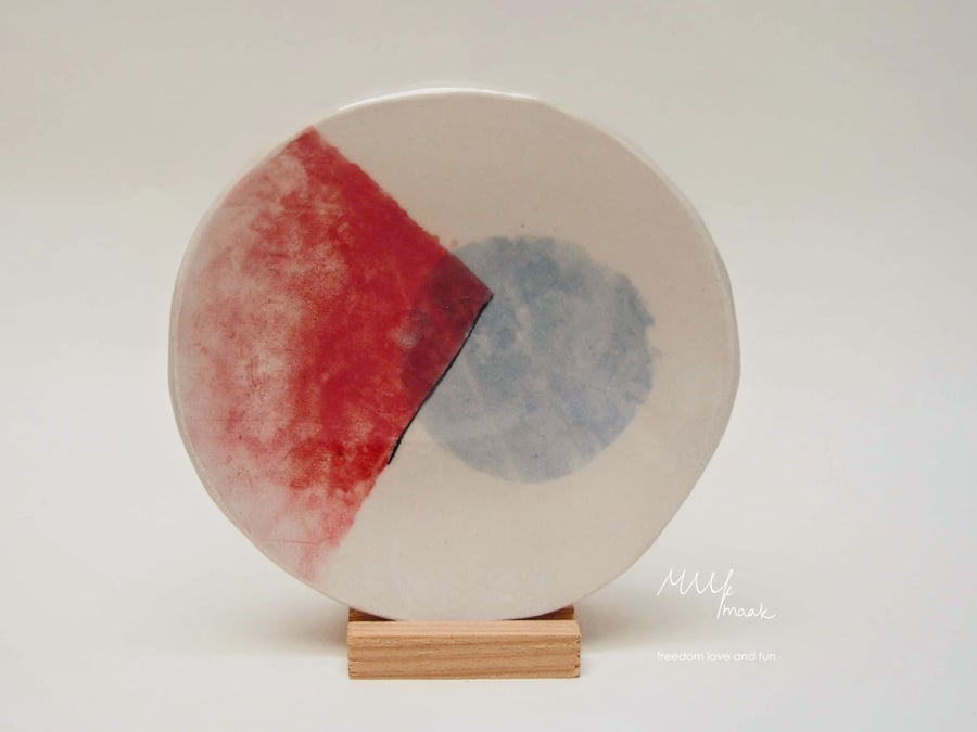 Tiny Mountain, Sun and Ocean Ring Dish B