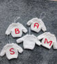 Fun Initialled Mini Christmas Jumper for the Christmas Tree  - Image 1