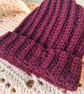 Baby Ribbed cuff beanie and ribbed cuff booties set  - Image 2