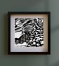 Dear Santa. A lino-cut print of Christmas letters. - Image 4