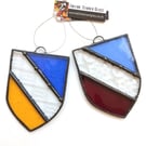 Stained Glass Medieval Coat of Arms Ornament