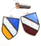 Stained Glass Medieval Coat of Arms Ornament