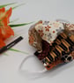 Face mask,  small, 3 layer,  machine washable in in retro pattern  - Image 4