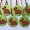 Beautiful Bundle Bunny Rabbit  Christmas Bauble Hanging Decorations 6