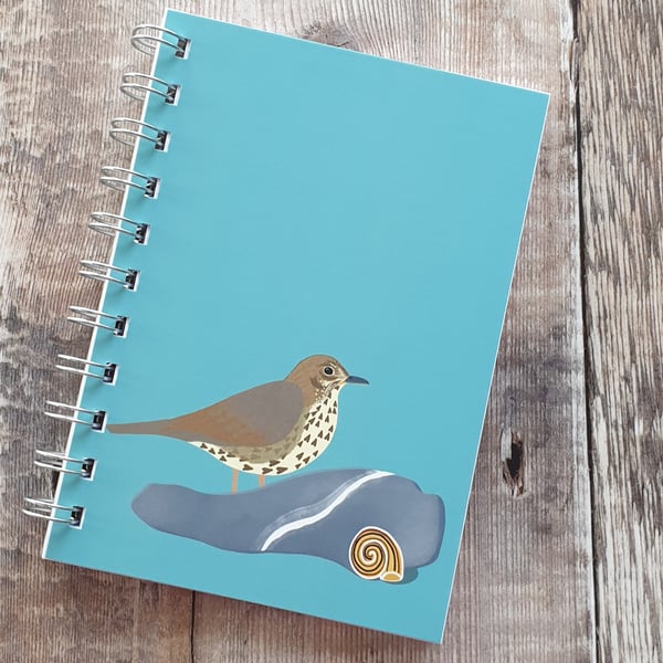 Song Thrush A6 Notebook