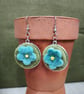Wool flower earing - Image 1
