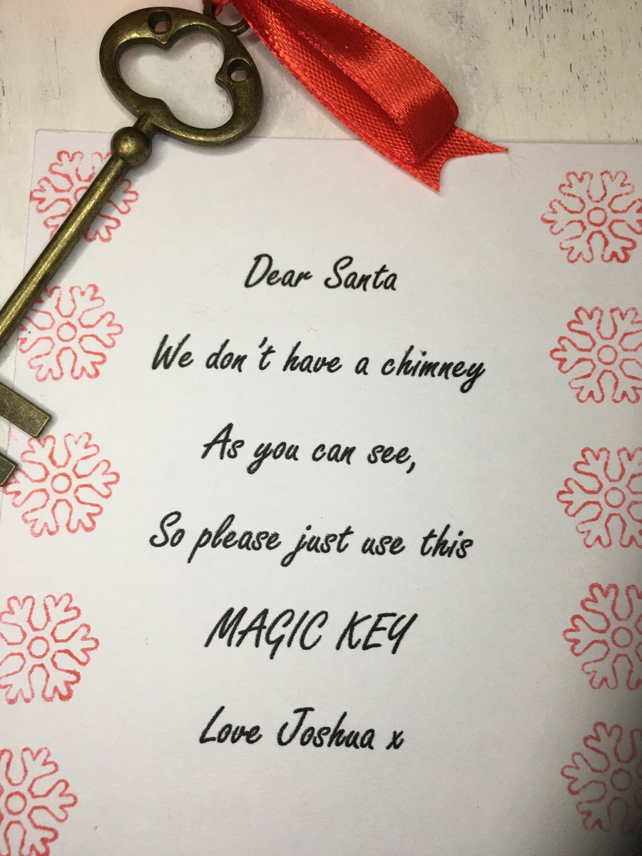 Santa's Magic Key, Magic Key, Christmas Eve Box, Personalised