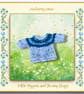 Little Nippers and Bunny Hugs Grey, Turquoise and Teal Yoked Jumper