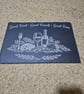 engraved food platter