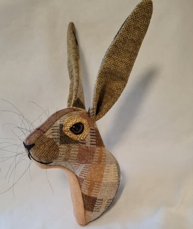 Faux hare head wall mount- Mr Henderson