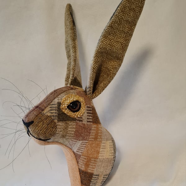 Faux hare head wall mount- Mr Henderson