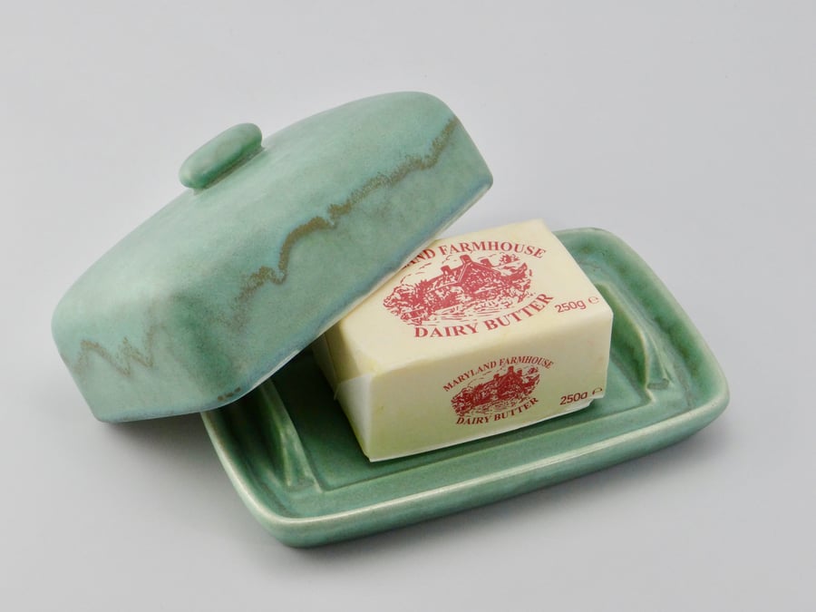 Cornish Copper Butter Dish with Lid