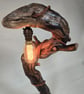 Rustic Hand Made Table Bedside Lamp - Image 9