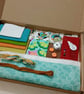Sewing craft kit - hand appliqued owl picture - Image 2