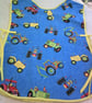 Tractors on Blue Child's Tabard Apron - Image 5