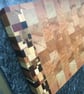 End Grain Cutting Board: Beech Multi-Wood Chaos Pattern - Image 2