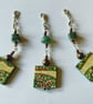 Wood bag charm or keyring - Image 4