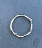 Silver Bubbles Ring, silver wave ring, stack ring, freeform ring, wave ring,  - Image 8