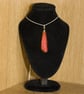 Dichroic Glass Pendant in Orange - 1221 - Image 8