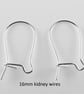 Sterling silver drop earrings, twisted tubes & Karen Hill Tribe Slices (8912) - Image 4
