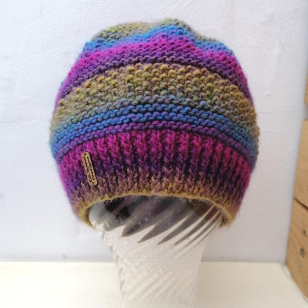 Hand Knitted Beanie Hat 