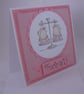 Handmade new baby card - twins - Image 3