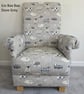 Children's Sheep Grey Armchair iLiv Baa Fabric Lambs Kids Chair Girls Seat Boys - Image 2