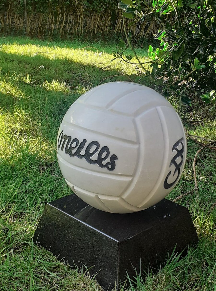 Personalised Granite GAA Memorial football Grave Stone Marker Cemetery Headstone