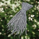 Silver Grey - Wool Dreadlocks - Choose Your Amount and Length - SE or DE