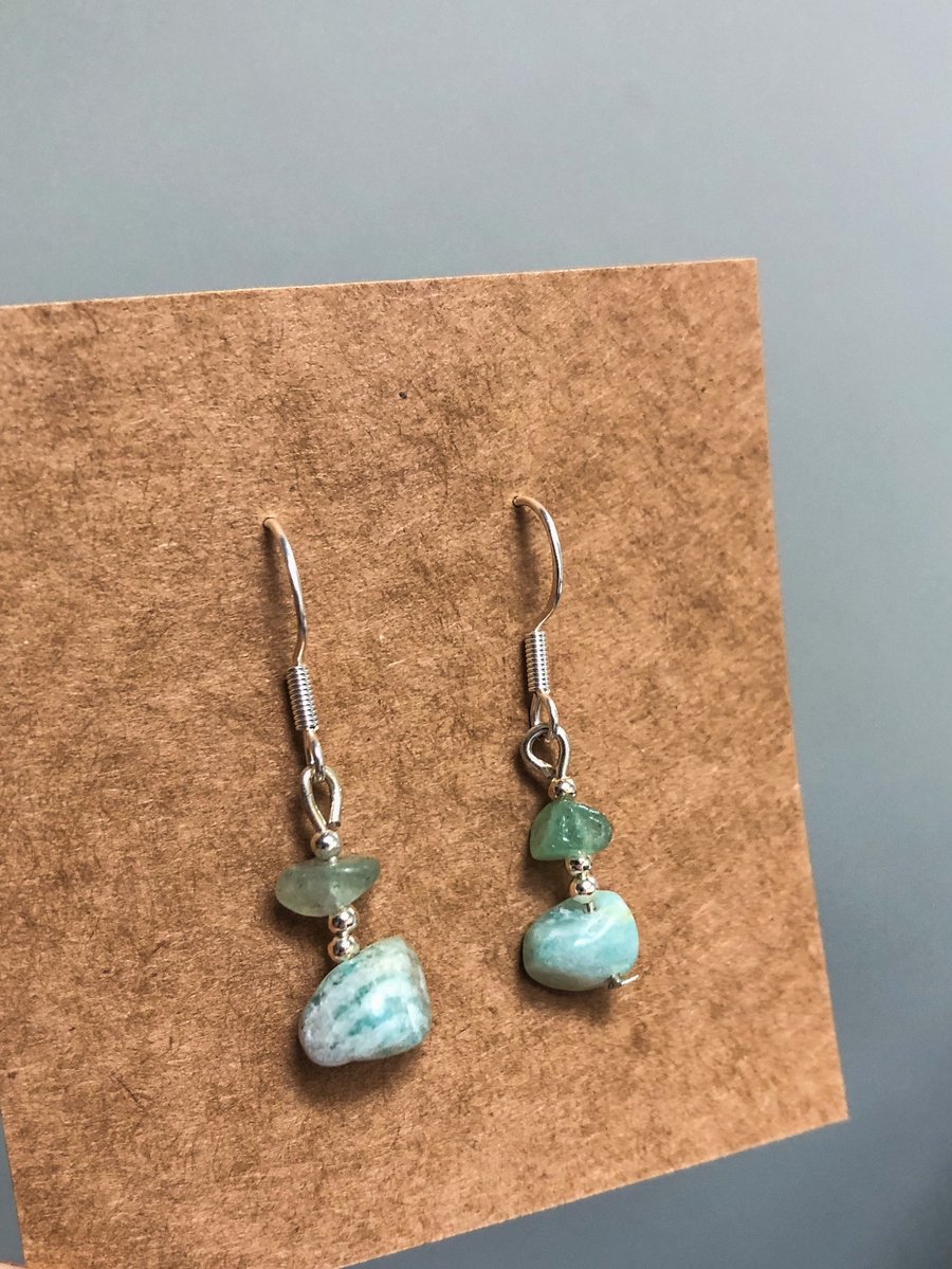 Gemstone earrings