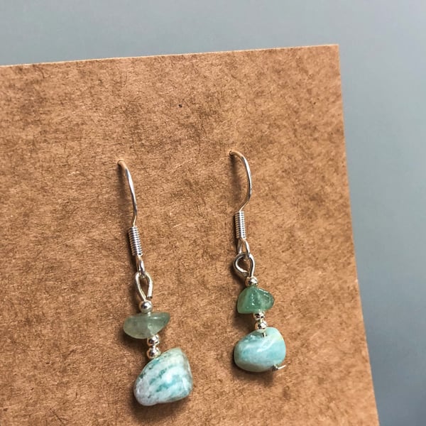 Gemstone earrings