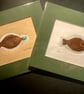 SOOSH! - Lino print - Art for Sushi Restaurant Lovers - Sushi Soy Sauce Fish